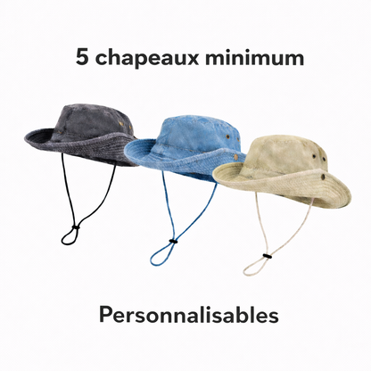 Chapeaux personnalisables ( 5 personnes ou + ) - Demande par mail 📩