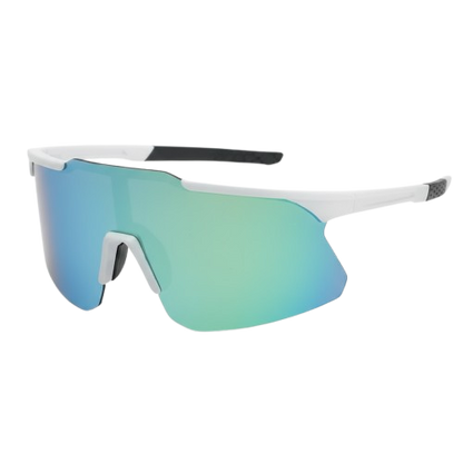 Lunettes de soleil T'échappes pas grises avec protection UV, lunette de vitesse pour sports outdoors
