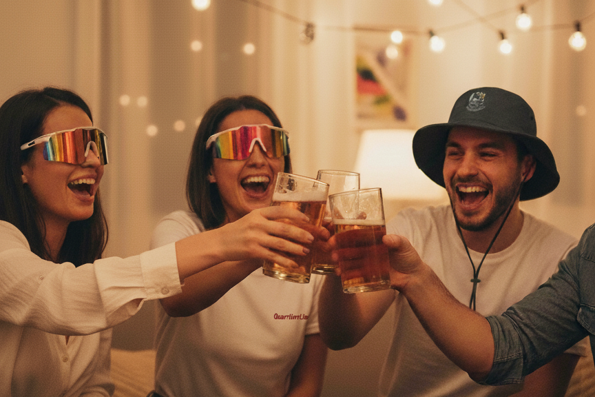 Collection vêtements et accessoires thème apéritif